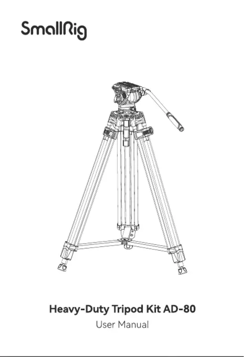 Page 1 de la notice Manuel utilisateur SmallRig AD-80