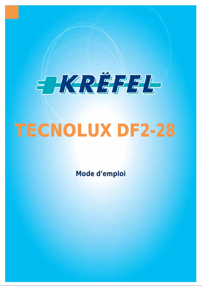 Page 1 de la notice Manuel utilisateur Tecnolux DF2-28
