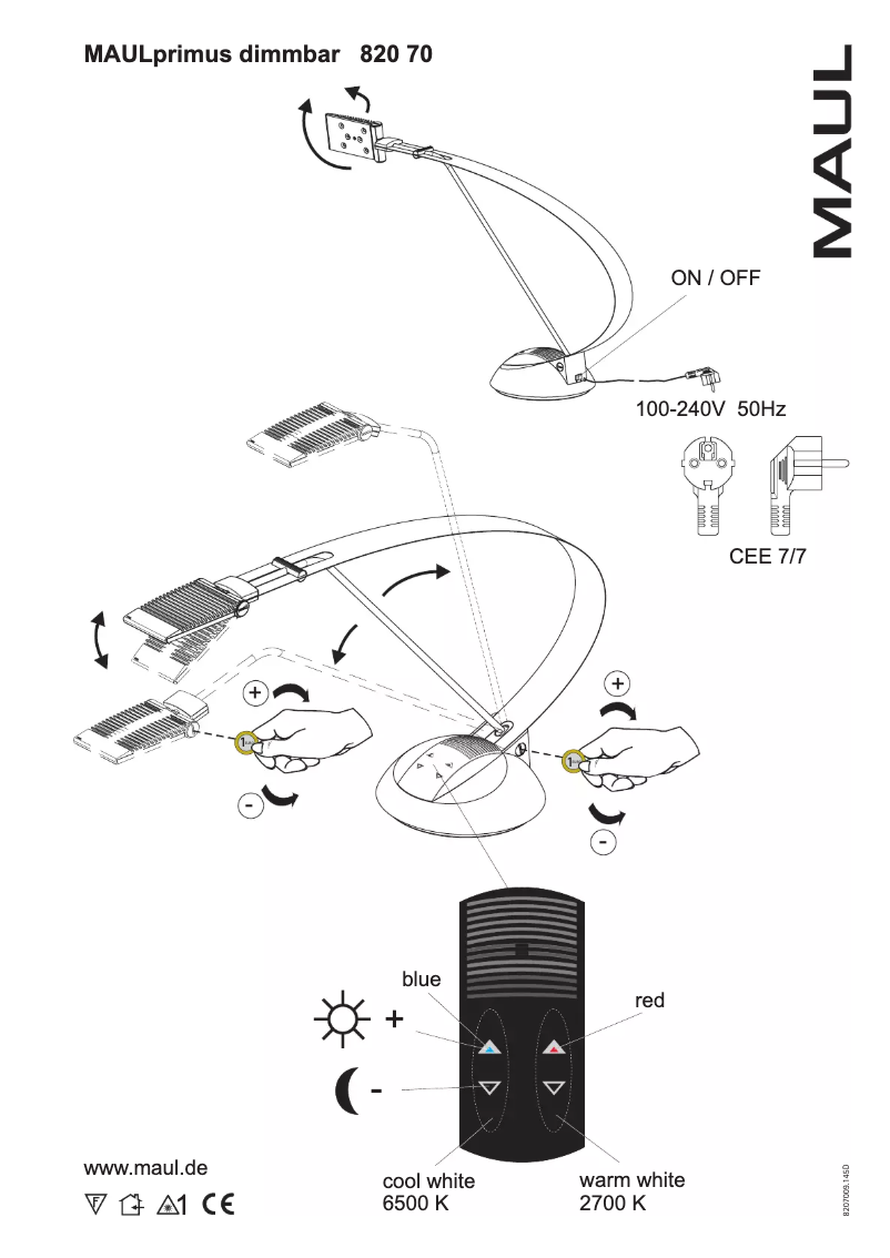 Image de la première page du manuel de l'appareil Primus