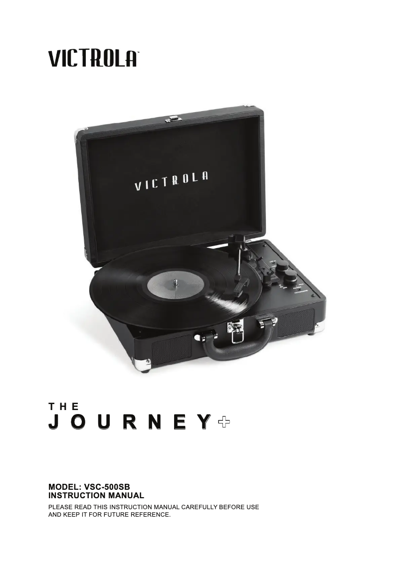 Page n°1 - Manuel utilisateur Victrola The Journey+ VSC-500SB
