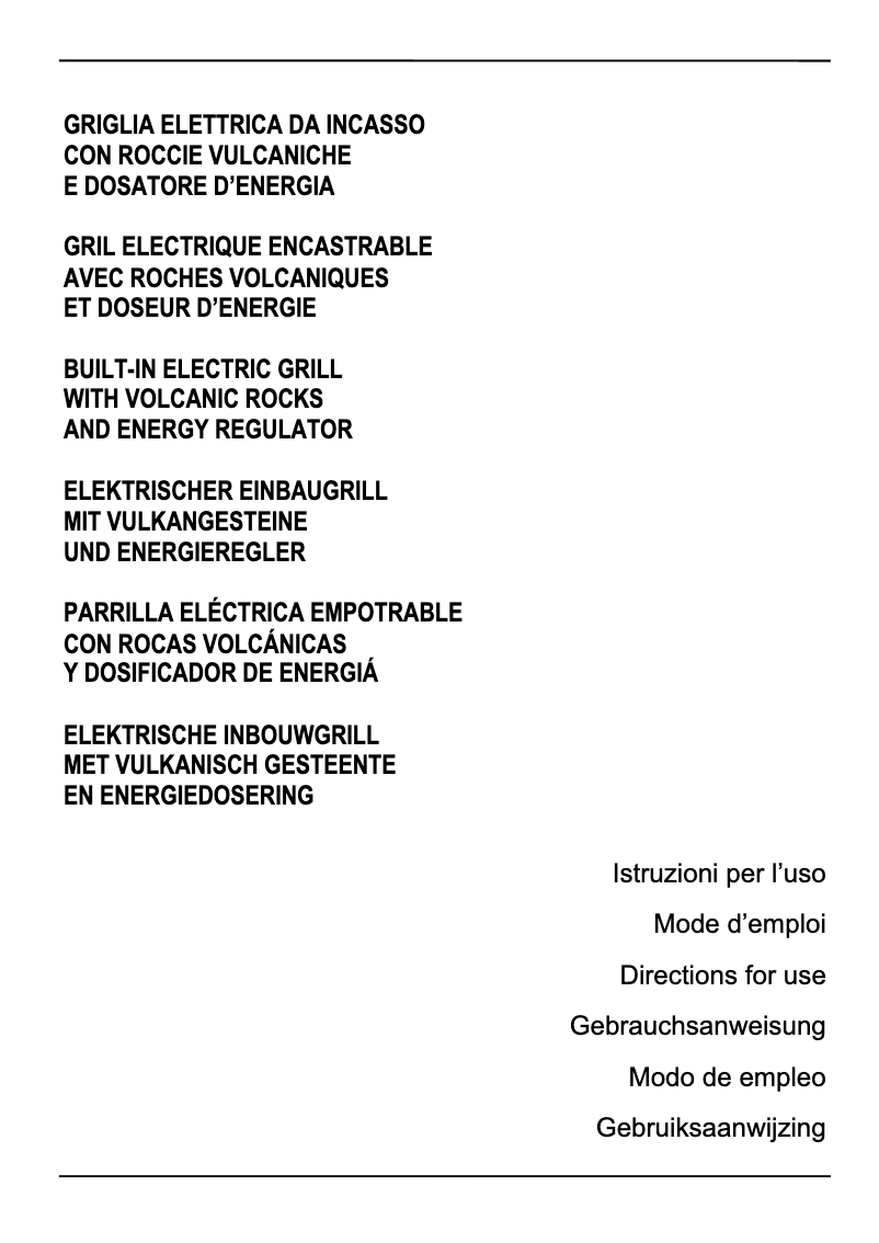 Image de la première page du manuel de l'appareil SEGR531X