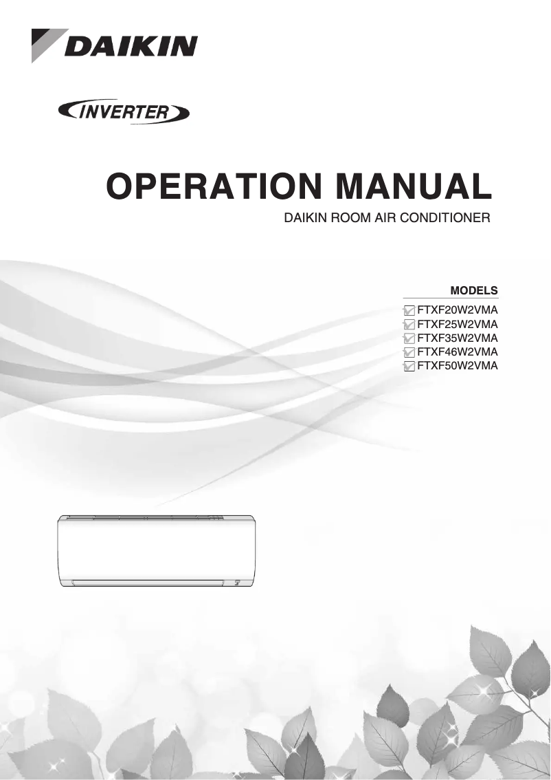 Página 1 del manual Manual de usuario Daikin Lite FTXF35W2VMA