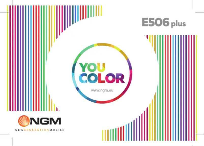 Image de la première page du manuel de l'appareil You Color E506 Plus