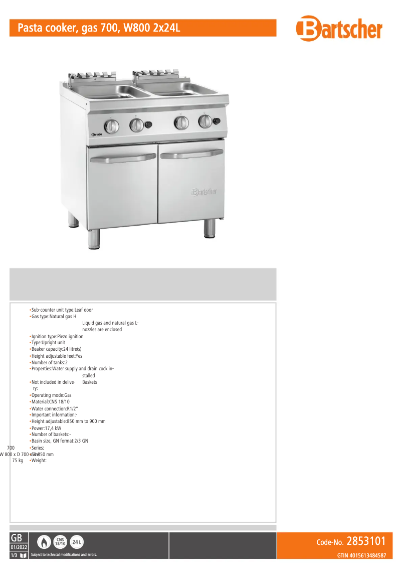 Imagen de la primera página del manual del dispositivo 286310