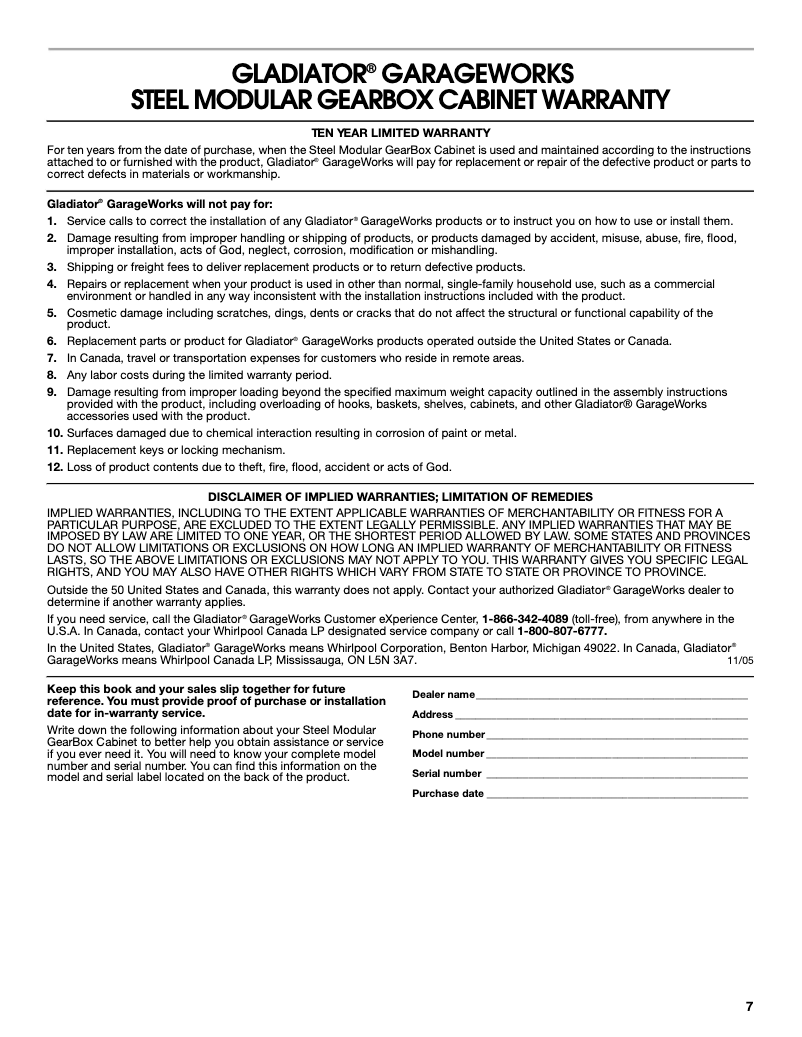 Page n°1 - Mode d'emploi Gladiator GAGB28KDYG