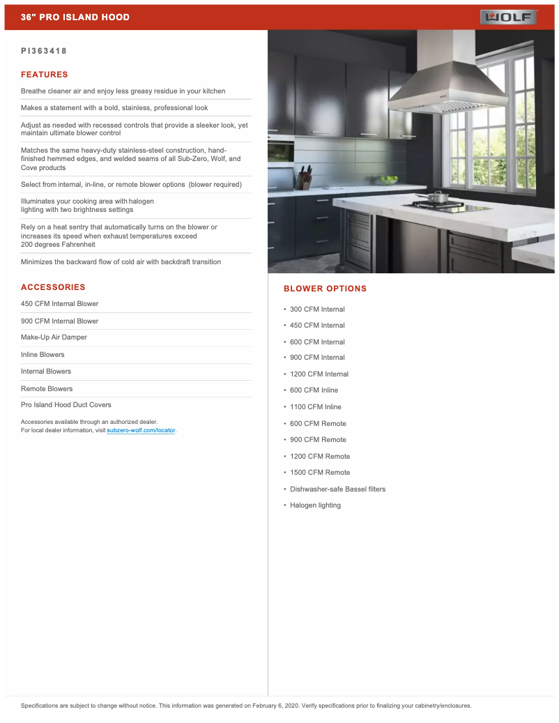 Page 1 de la notice Manuel utilisateur Wolf PI363418