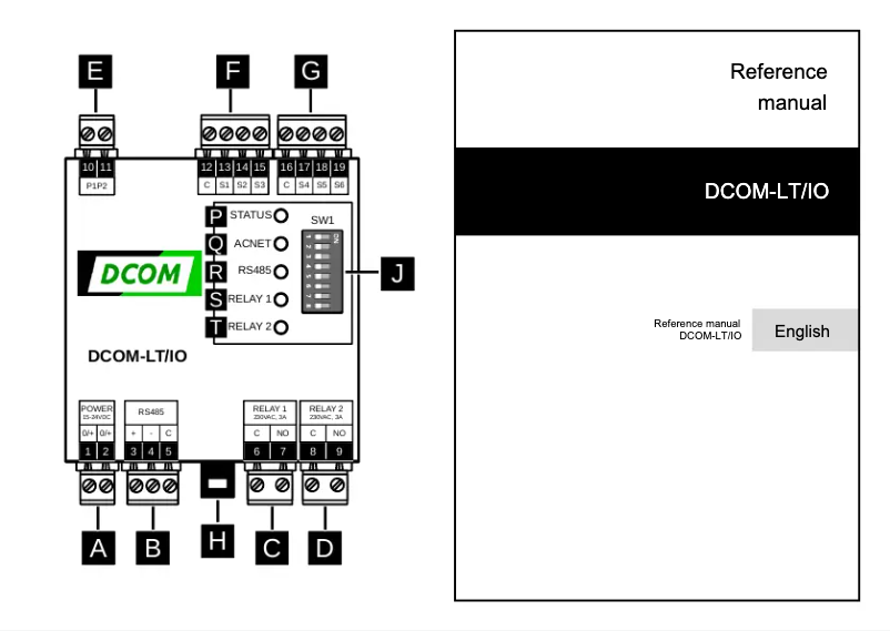 Page 1 de la notice Manuel utilisateur Daikin DCOM-LT
