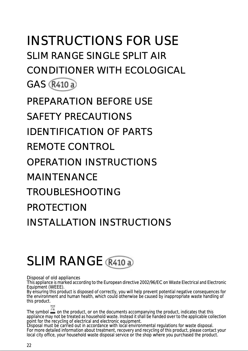 Image de la première page du manuel de l'appareil AMD 001