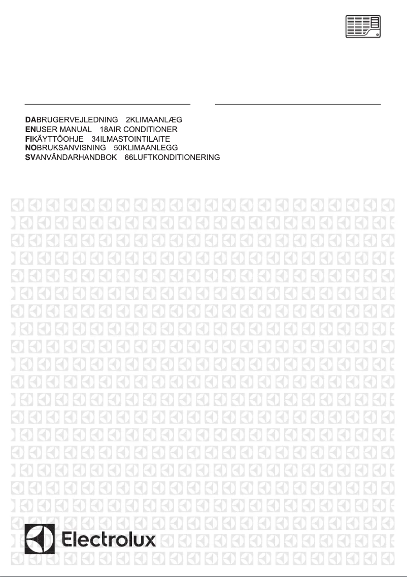 Page 1 de la notice Manuel utilisateur Electrolux EXP09HN1W6