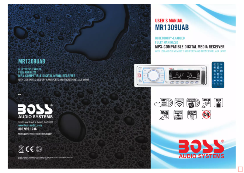 Page 1 de la notice Manuel utilisateur Boss MCK1309WB.6