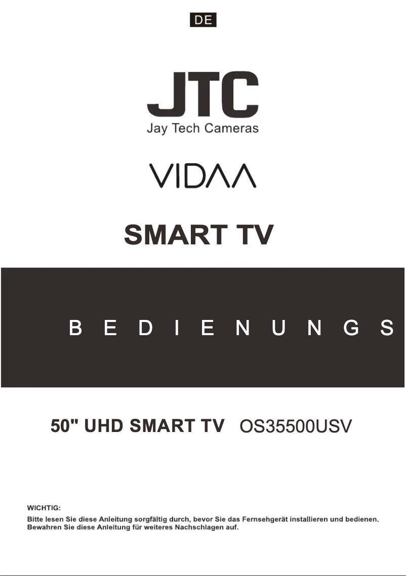 Page 1 de la notice Manuel utilisateur Jay-Tech OS35500USV