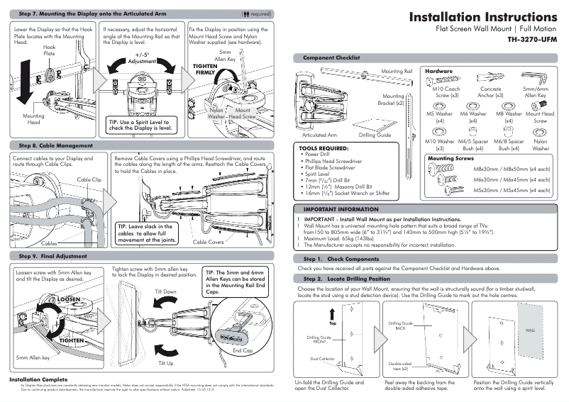 Página 1 del manual Manual de usuario Atdec TH-3270-UFM