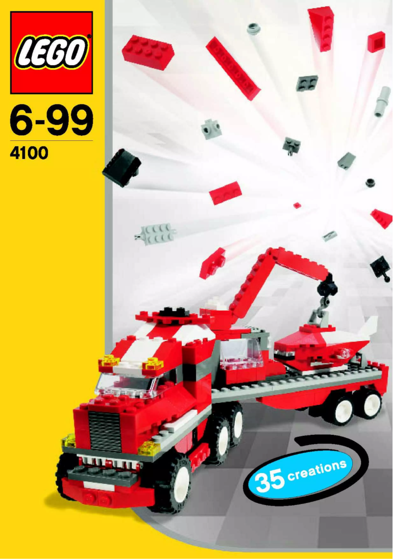 Page 1 of the manual User Manual Lego Creator 4100