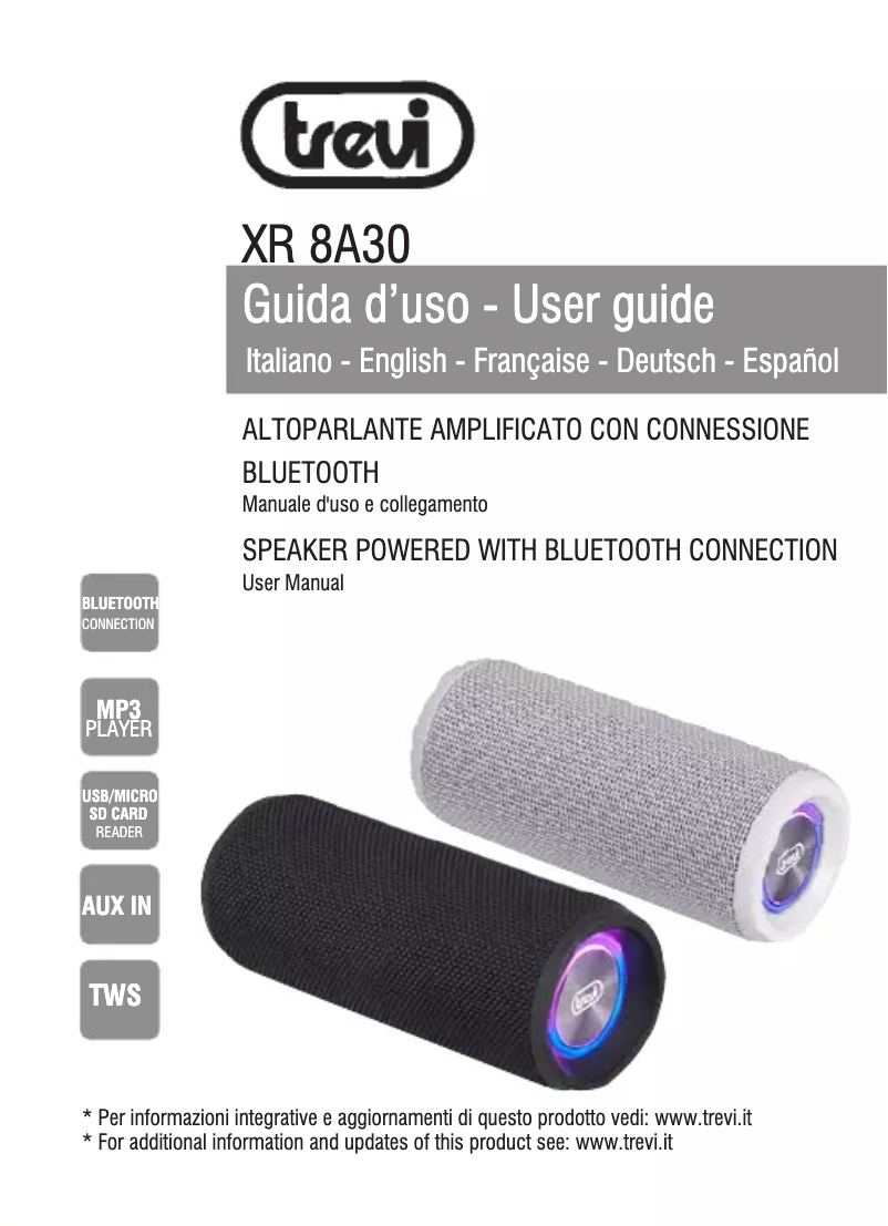 Image de la première page du manuel de l'appareil XR 8A25