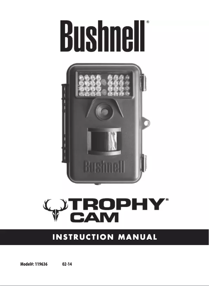 Page 1 de la notice Manuel utilisateur Bushnell Trophy Cam Essential