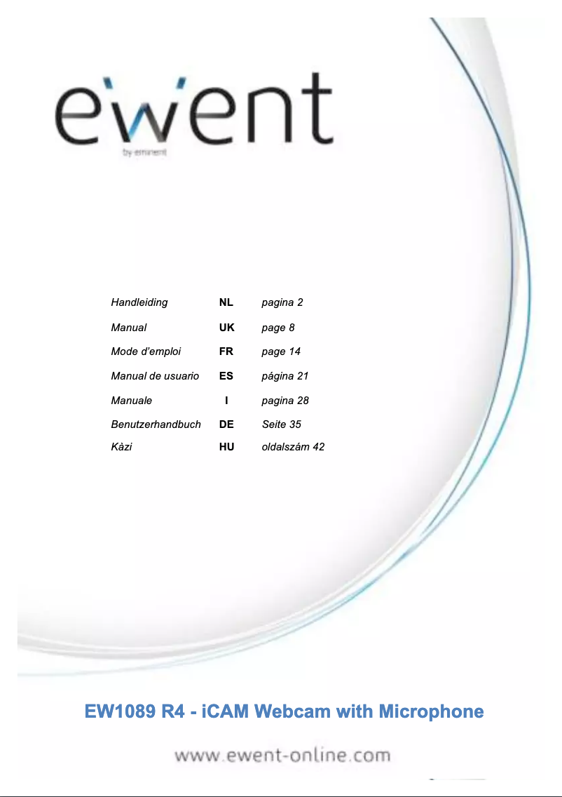 Page n°1 - Manuel utilisateur Ewent EW1089 R4