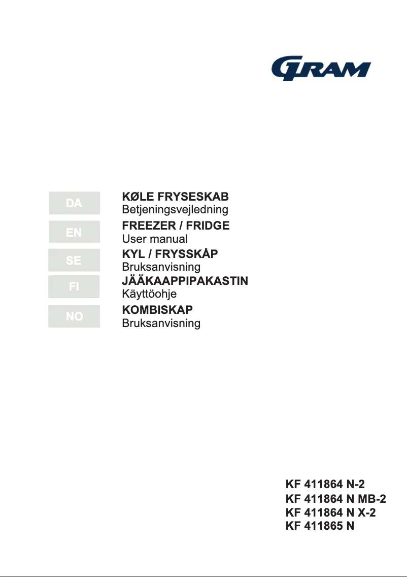 Image de la première page du manuel de l'appareil KF 411865 N