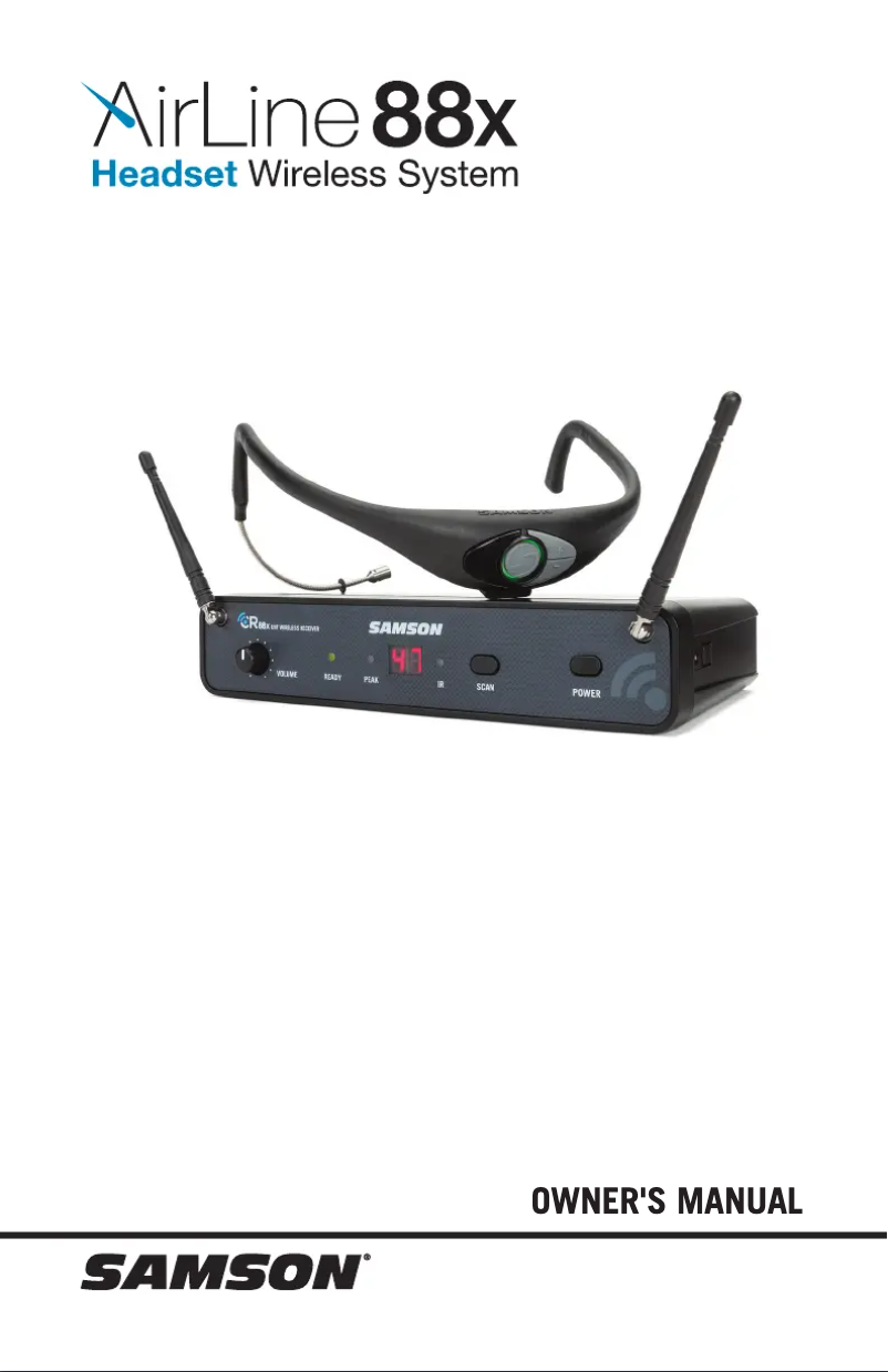 Página 1 del manual Manual de usuario Samson AirLine AH8