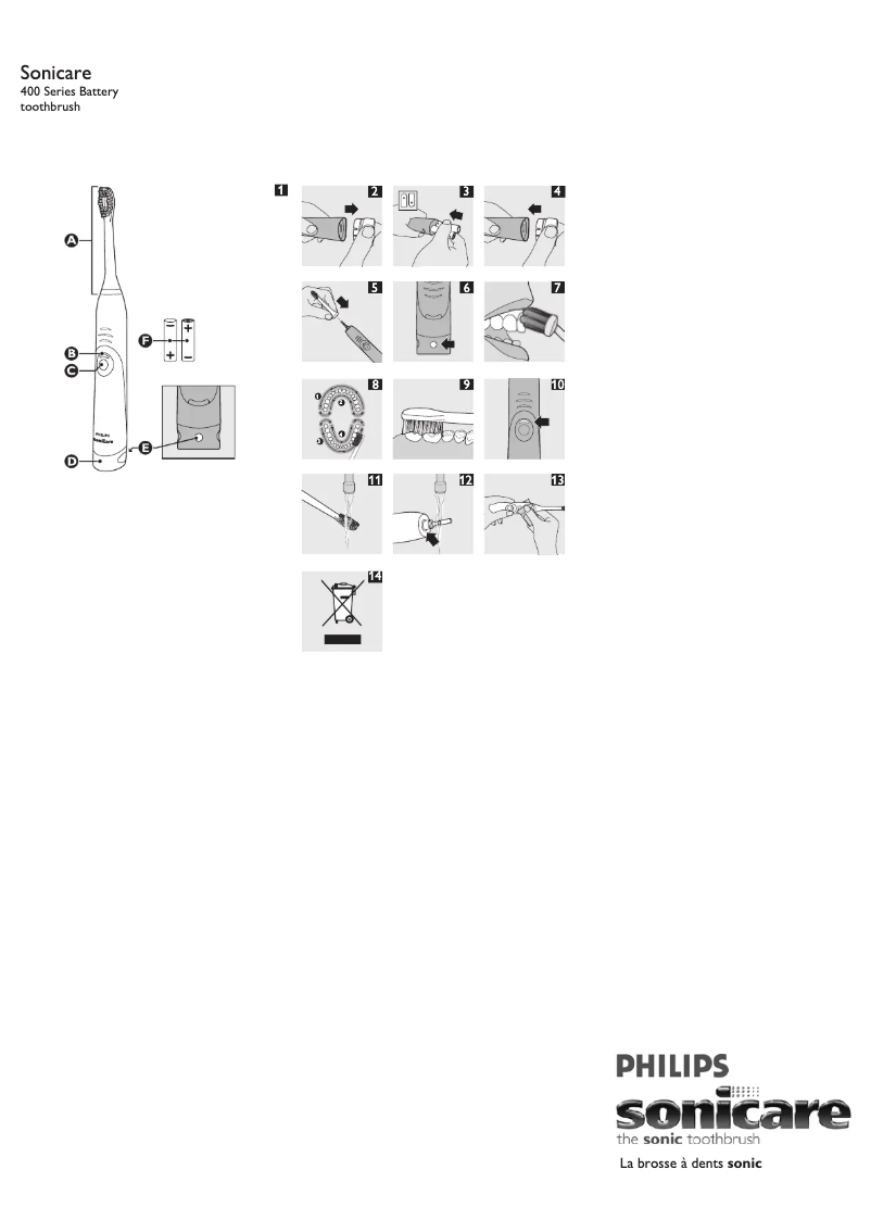 Page n°1 - Manuel utilisateur Philips Sonicare HX6432