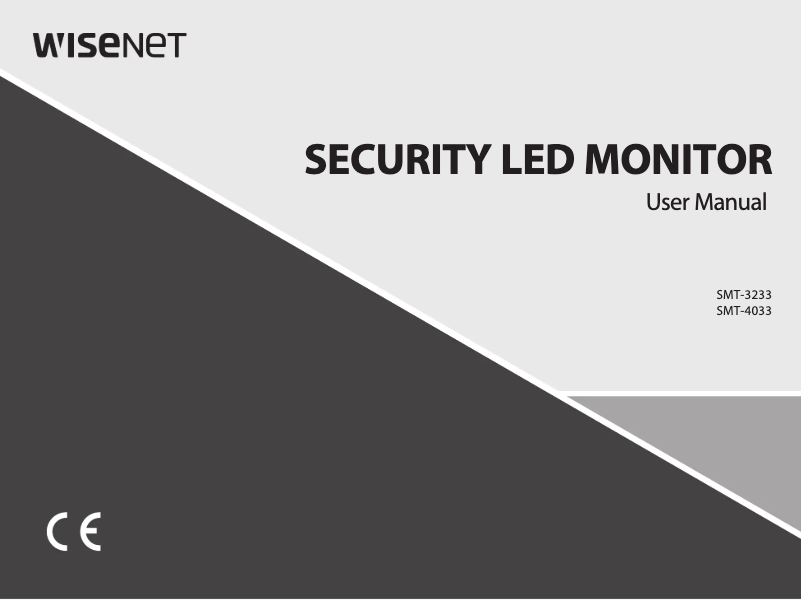 Page 1 de la notice Manuel utilisateur Hanwha SMT-3233