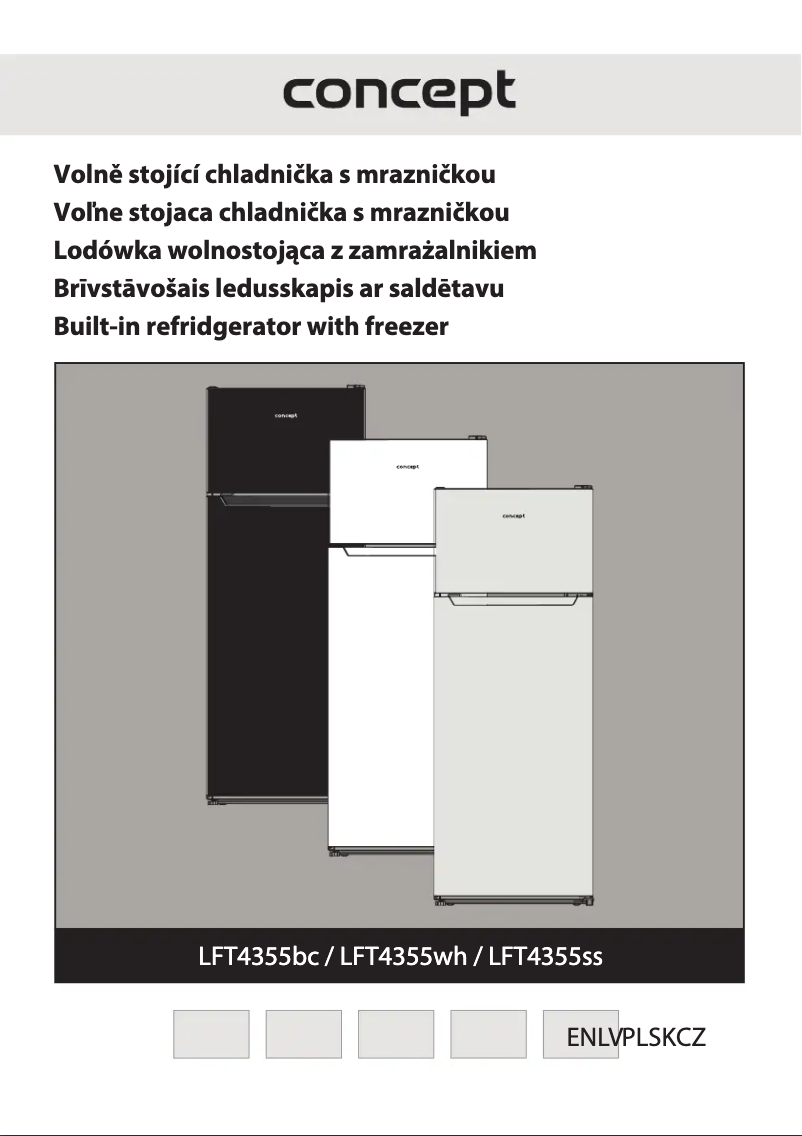 Page 1 de la notice Manuel utilisateur Concept LFT4355bc
