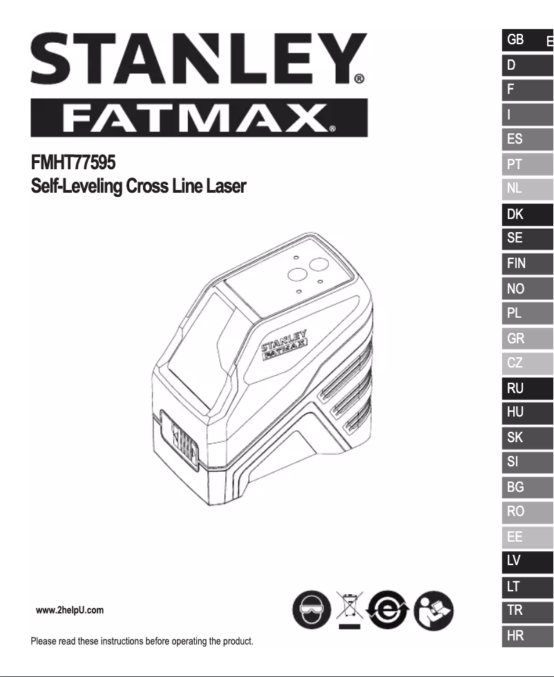 Image de la première page du manuel de l'appareil FMHT77595-1