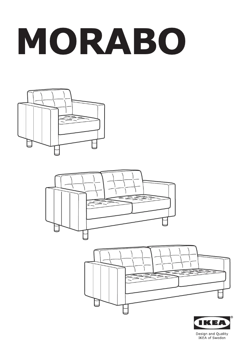 Página 1 del manual Manual de usuario Ikea MORABO 004.563.06