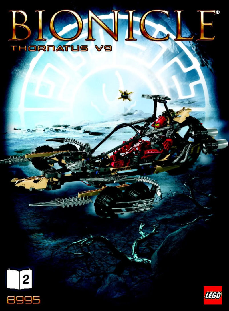 Page 1 de la notice Manuel utilisateur Lego Bionicle 8995