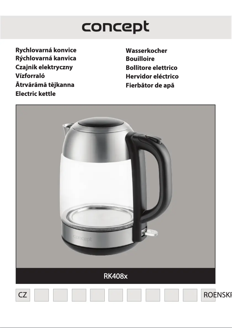 Page 1 de la notice Manuel utilisateur Concept RK4081