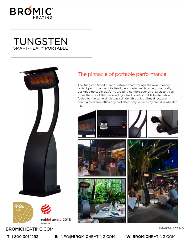 Page 1 de la notice Fiche technique Bromic BH0510001