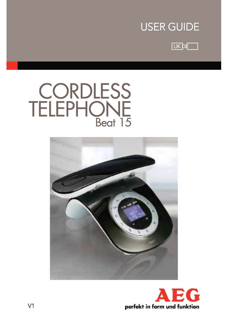Página 1 del manual Manual de usuario AEG Beat 15