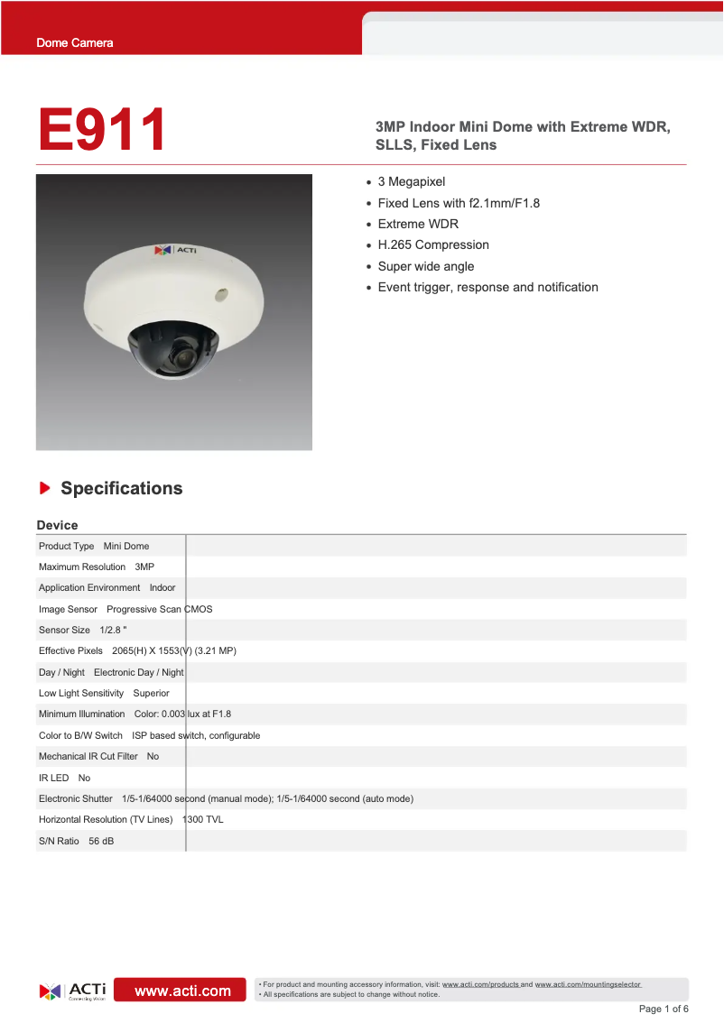 Image de la première page du manuel de l'appareil E911