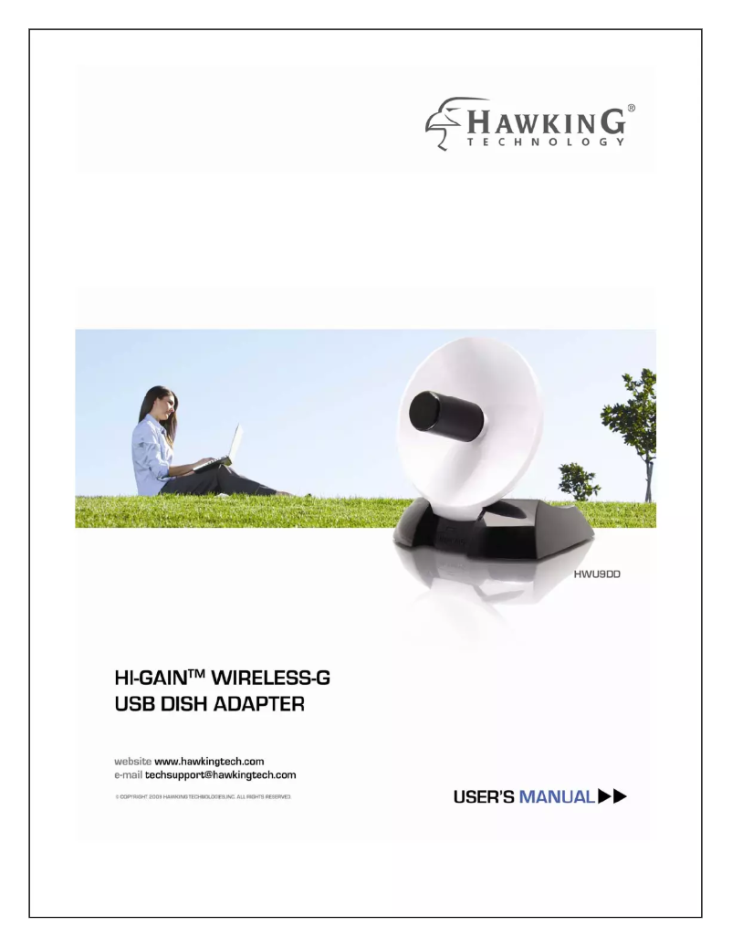 Image de la première page du manuel de l'appareil HWU9DD