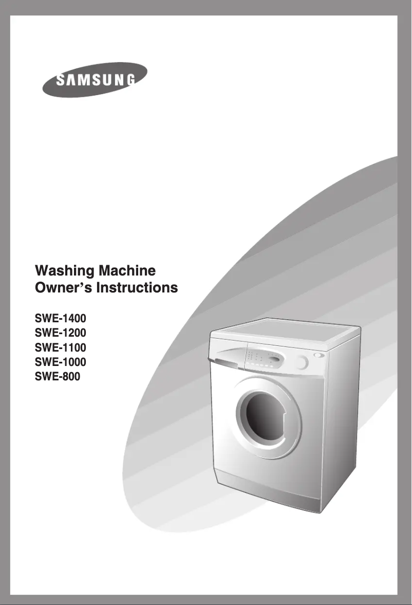 Page n°1 - Manuel utilisateur Samsung Swe 1400