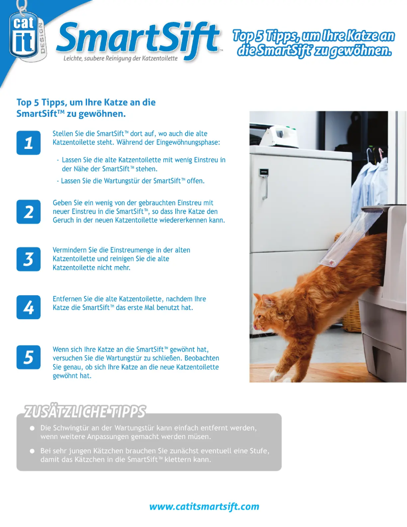 Page 1 de la notice Manuel utilisateur Catit SmartSift