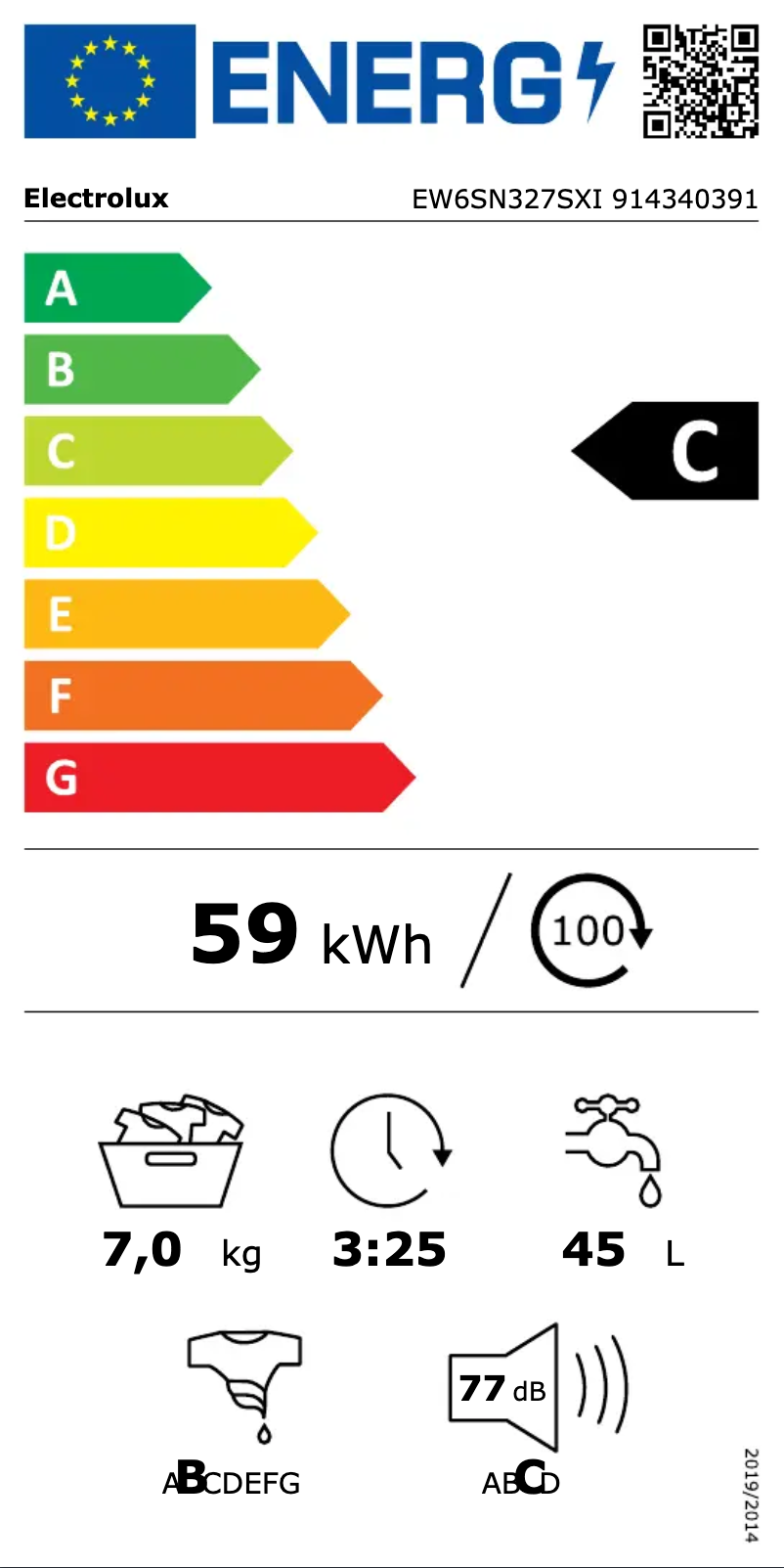 Image de la première page du manuel de l'appareil EW6SN327SXI