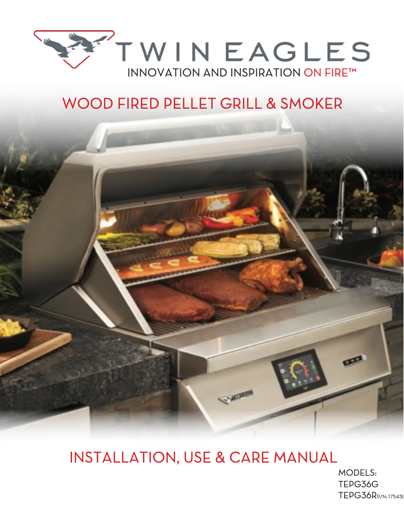 Page 1 de la notice Manuel utilisateur Twin Eagles TEPG36R