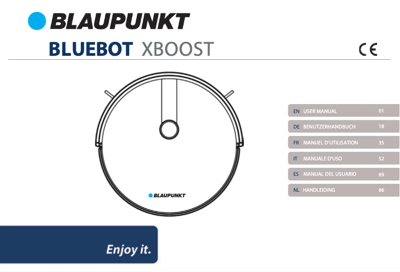 Page 1 de la notice Manuel utilisateur Blaupunkt Bluebot Xboost