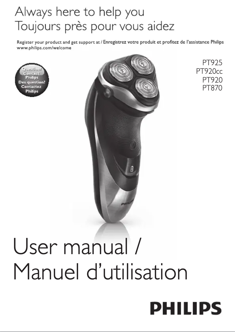 Image de la première page du manuel de l'appareil PowerTouch PT920