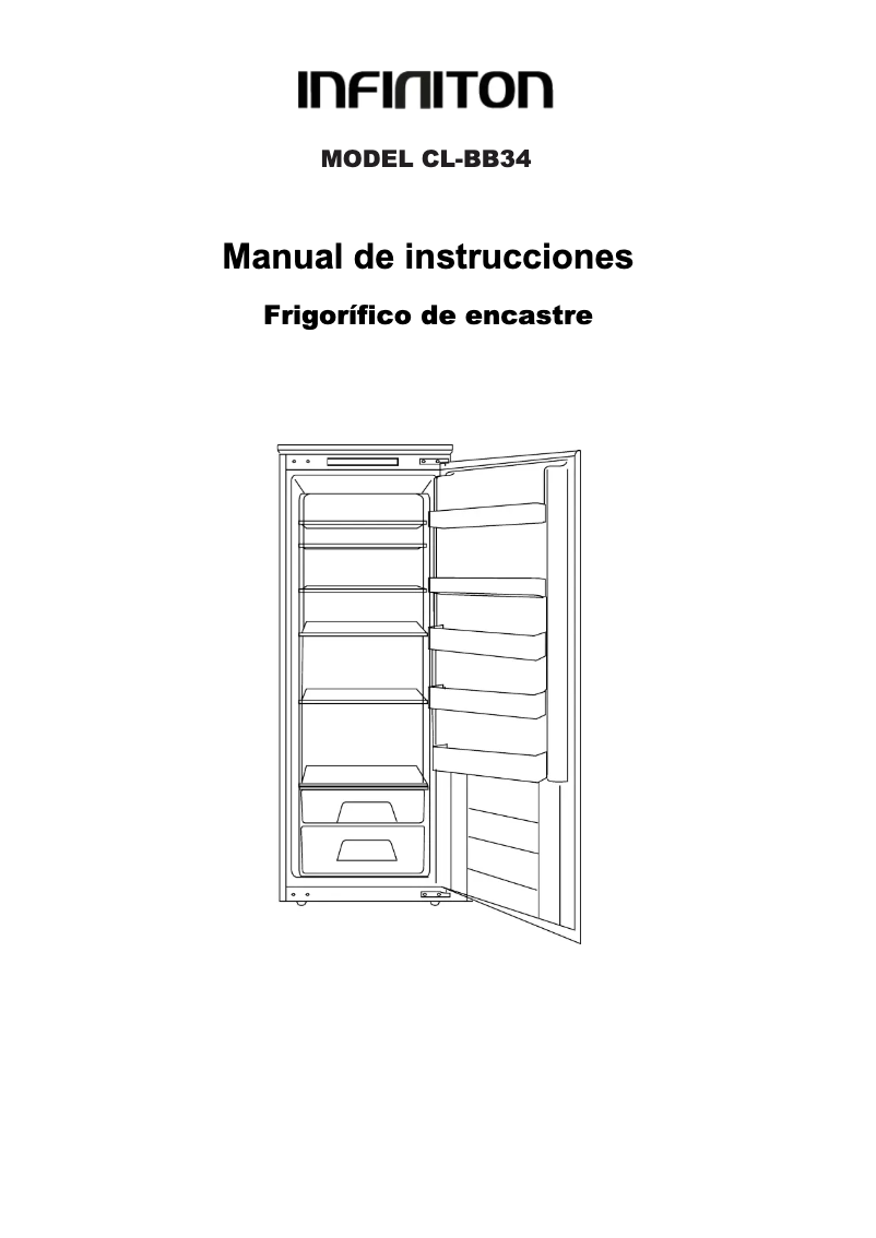 Page n°1 - Manuel utilisateur Infiniton CL-BB34