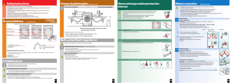 Page 1 of the manual User Manual Bosch WAE28364GB
