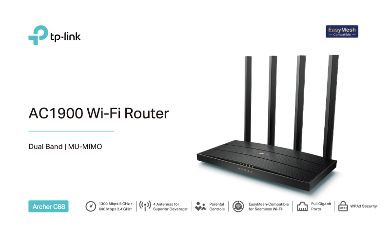 Page n°1 - Fiche technique TP-Link Archer C88