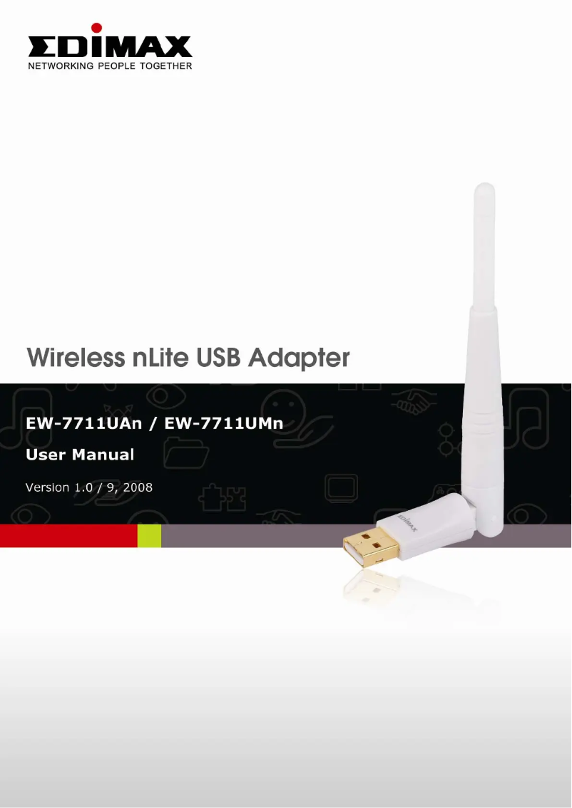Página 1 del manual Manual de usuario Edimax EW-7711UAn