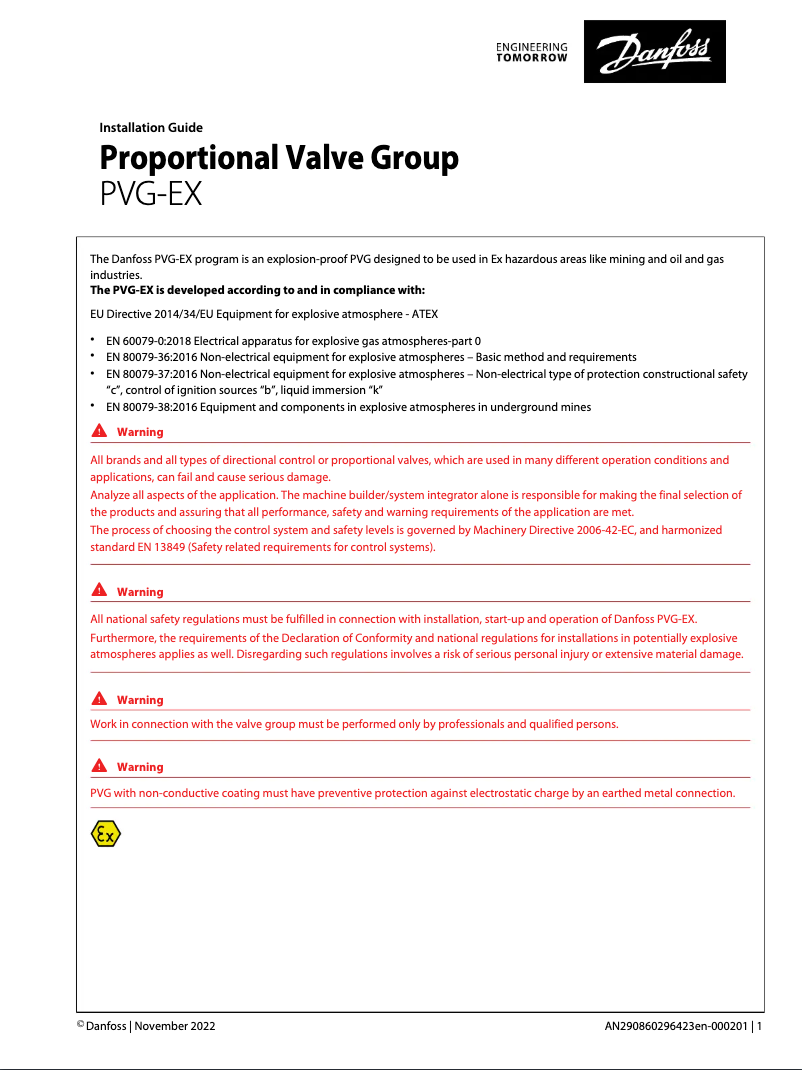 Image de la première page du manuel de l'appareil PVG-EX 32/128/256