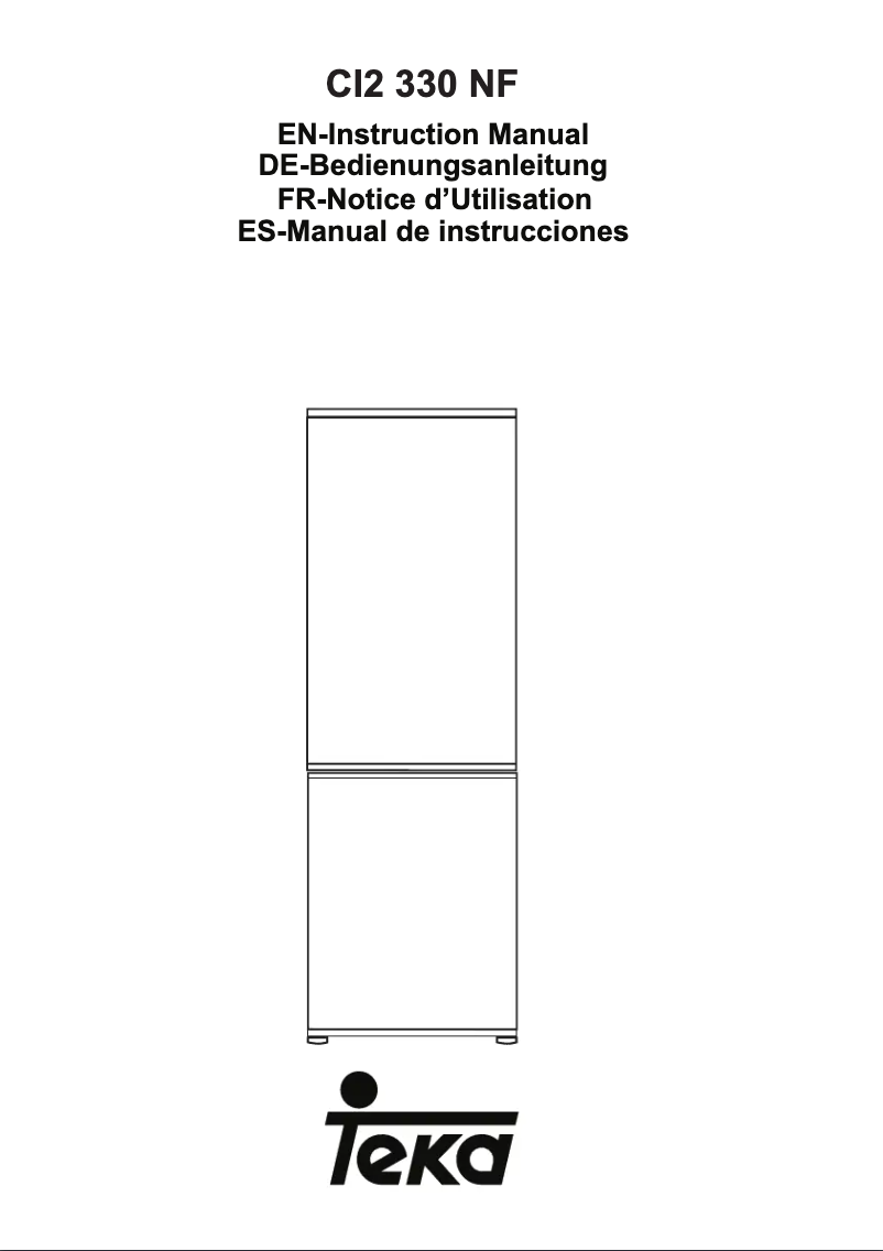 Page 1 de la notice Manuel utilisateur Teka CI2 330 NF