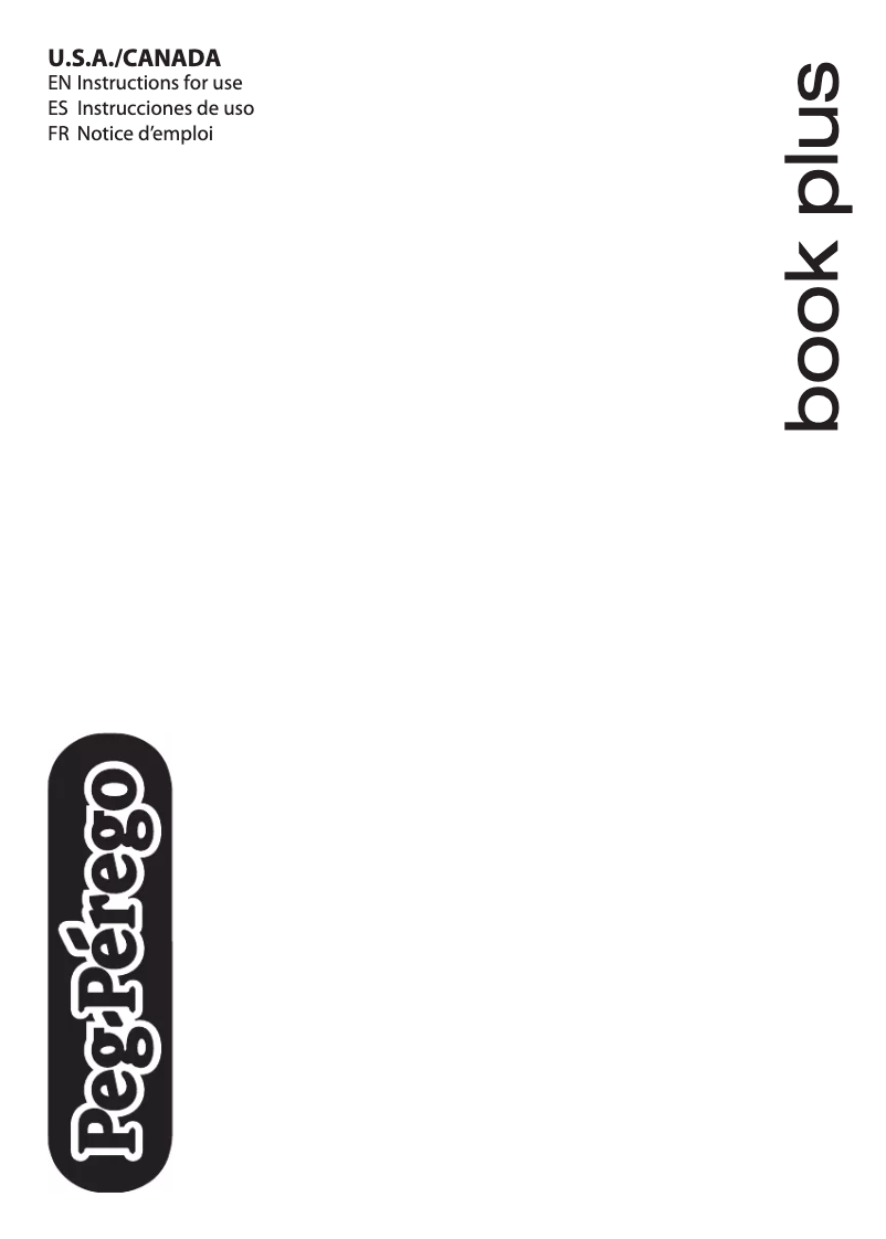 Image de la première page du manuel de l'appareil Book Plus