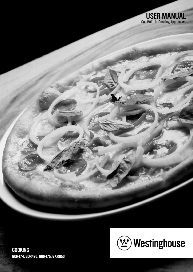 Page 1 de la notice Manuel utilisateur Westinghouse GXR650S