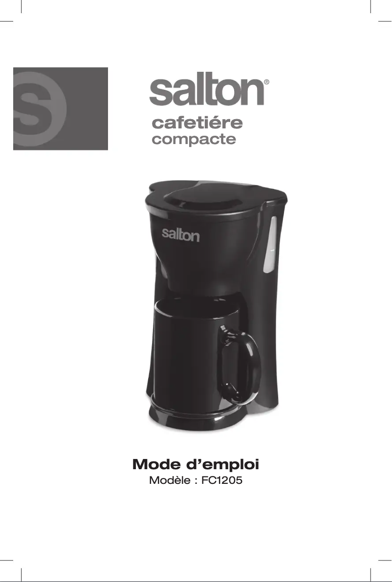 Image de la première page du manuel de l'appareil FC1205