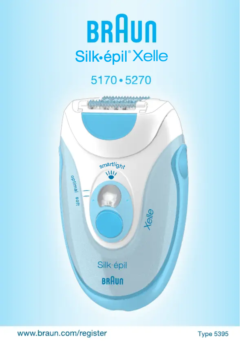 Image de la première page du manuel de l'appareil Silk-epil Xelle 5270