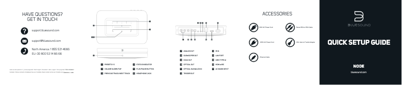 Image de la première page du manuel de l'appareil Node N130